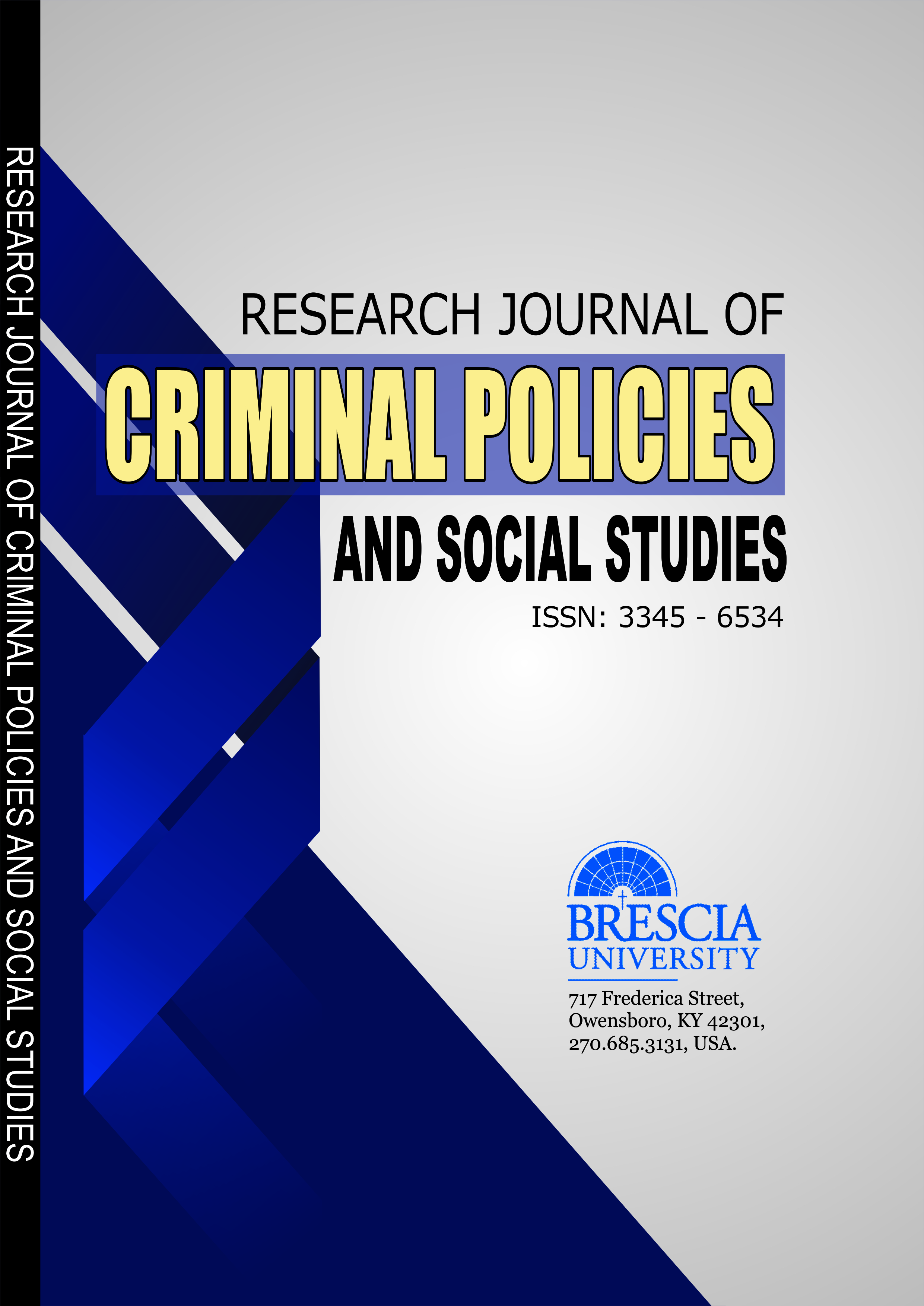 RESEARCH JOURNAL OF CRIMINAL POLICIES AND SOCIAL STUDIES (RJCPSS)